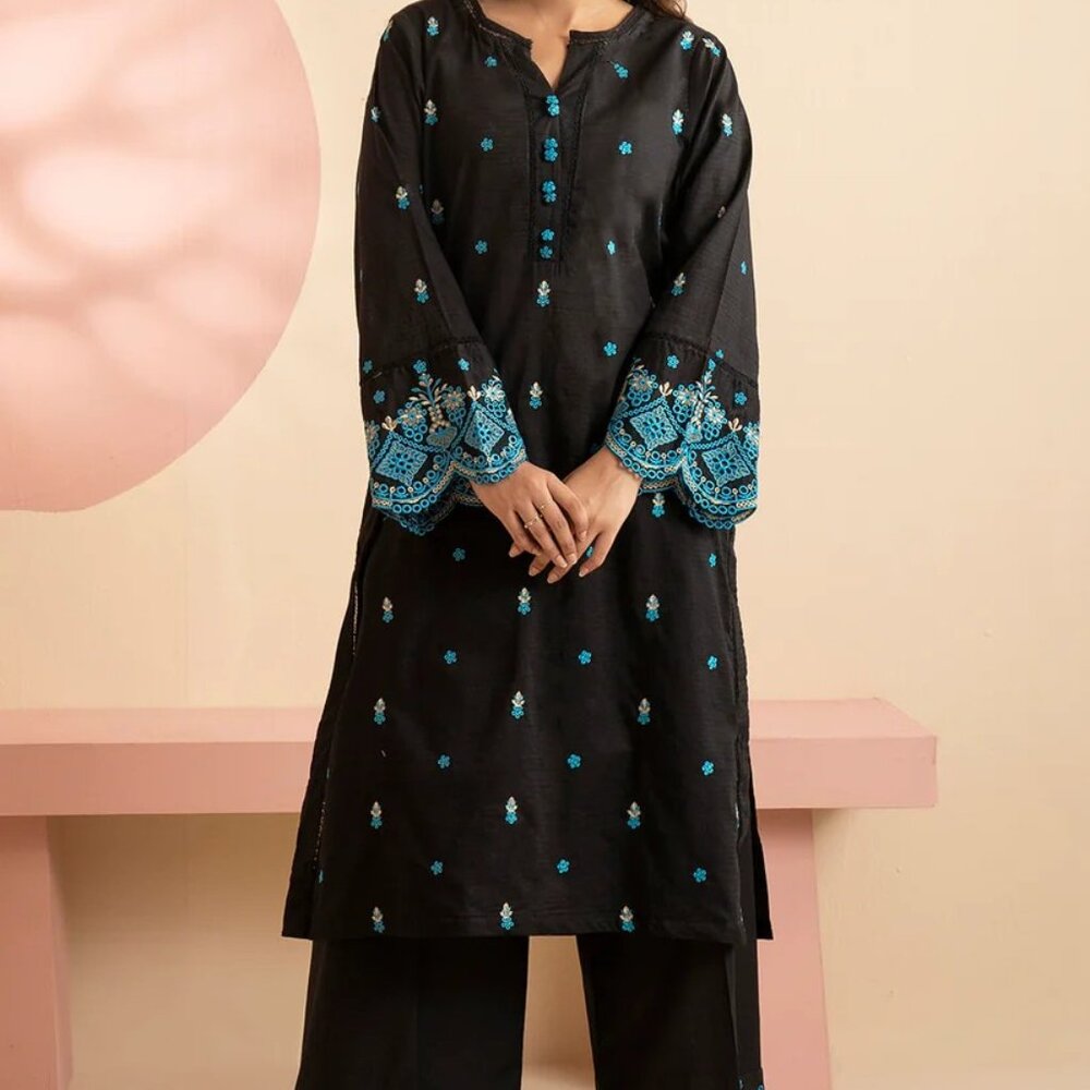 Ethnic/Desi- Women Pakistani Embroidered Kurta and Trouser set